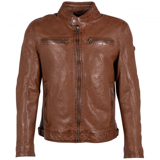 Męska skórzana kurtka Gipsy Cognac GMCybo Męska skórzana kurtka Gipsy Cognac GMCybo