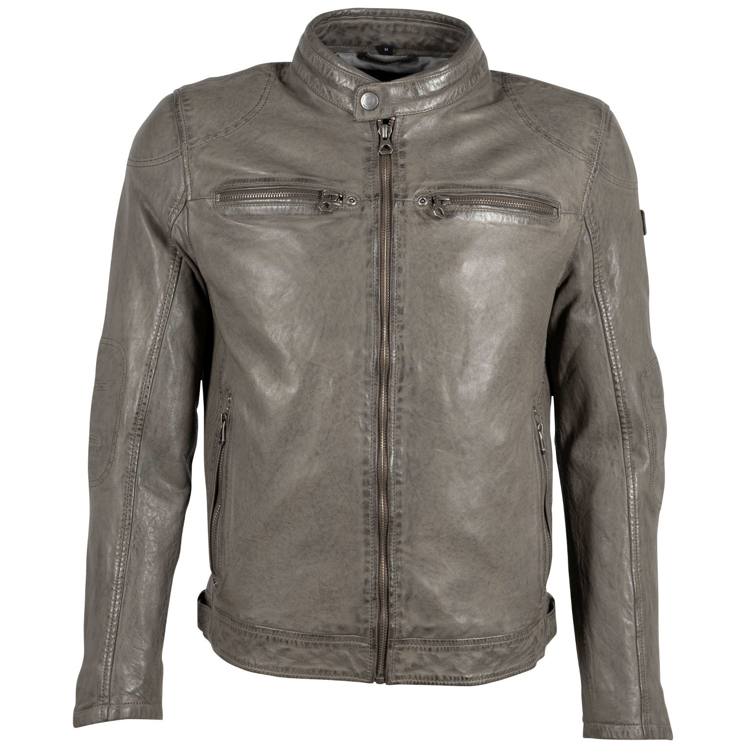 Geaca de Piele Barbati Gipsy Gri GMCybo – IMBRACAMINTE