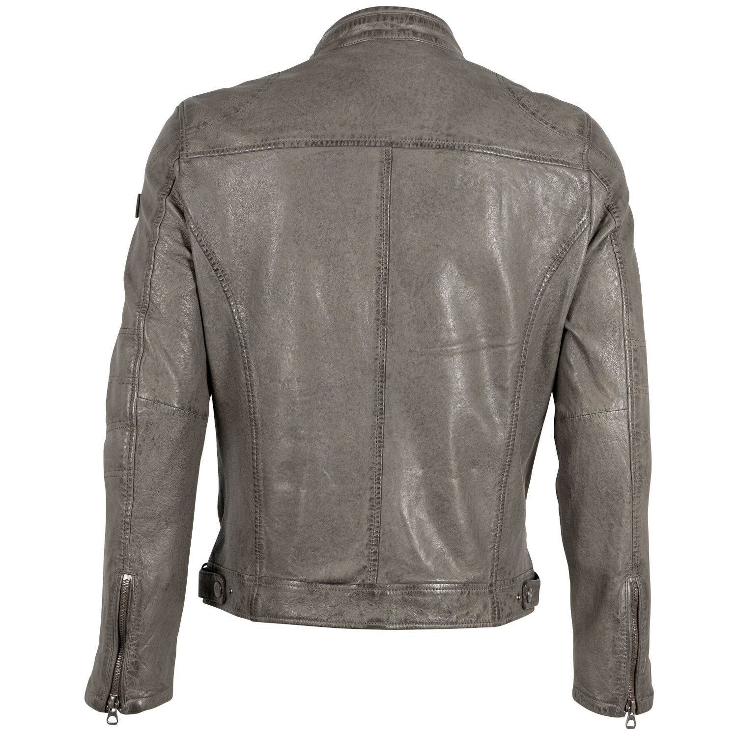 Geaca de Piele Barbati Gipsy Gri GMCybo – IMBRACAMINTE