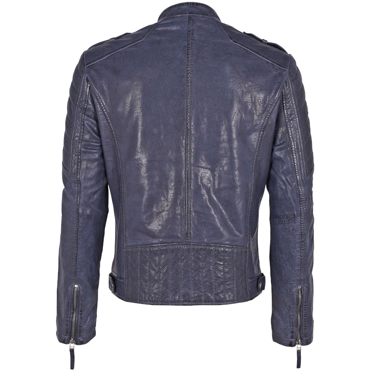 Geaca de Piele Barbati Gipsy Bleumarin GMDanny LAPIV – IMBRACAMINTE