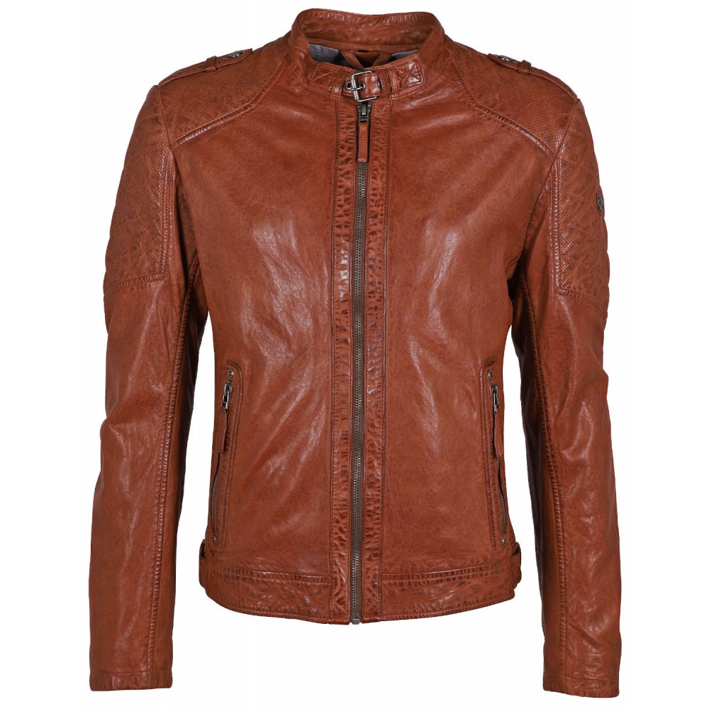 Geaca de Piele Barbati Gipsy Coniac GMDanny LAPIV Geaca de Piele Barbati Gipsy Coniac GMDanny LAPIV - readytowear.ro