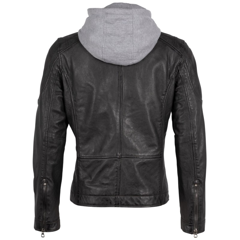 Geaca de Piele Barbati Gipsy Gri GMDanzel – IMBRACAMINTE