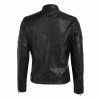 Geaca de Piele Barbati Gipsy Neagra GMDeen LACUV - readytowear.ro