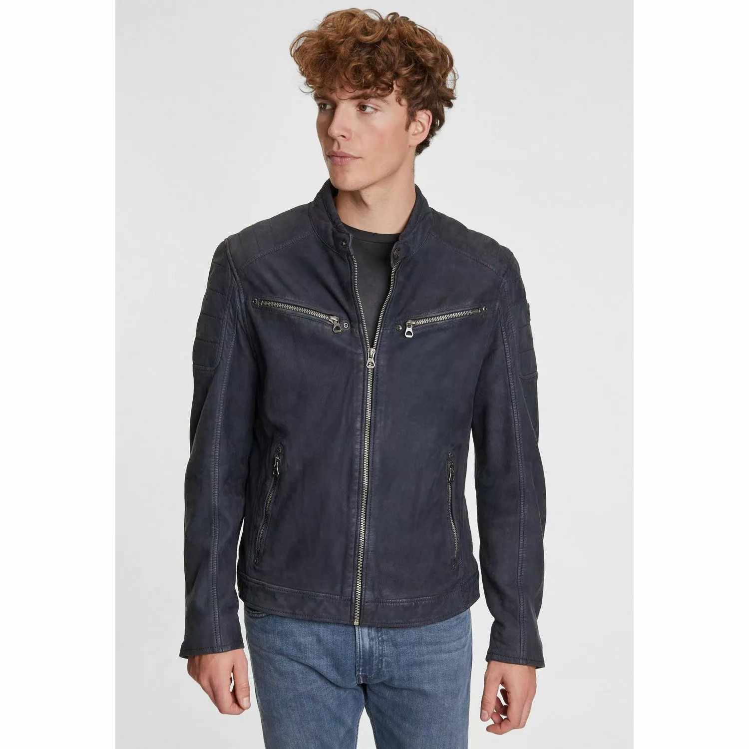 Geaca de Piele Barbati Gipsy Bleumarin GMDelgany LNUV – IMBRACAMINTE Geaca de Piele Barbati Gipsy Bleumarin GMDelgany LNUV – IMBRACAMINTE