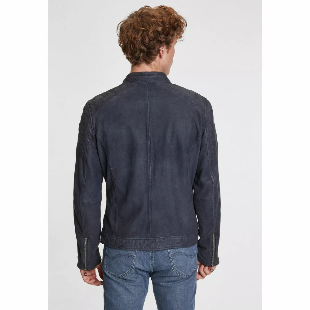 Geaca de Piele Barbati Gipsy Bleumarin GMDelgany LNUV Geaca de Piele Barbati Gipsy Bleumarin GMDelgany LNUV - readytowear.ro