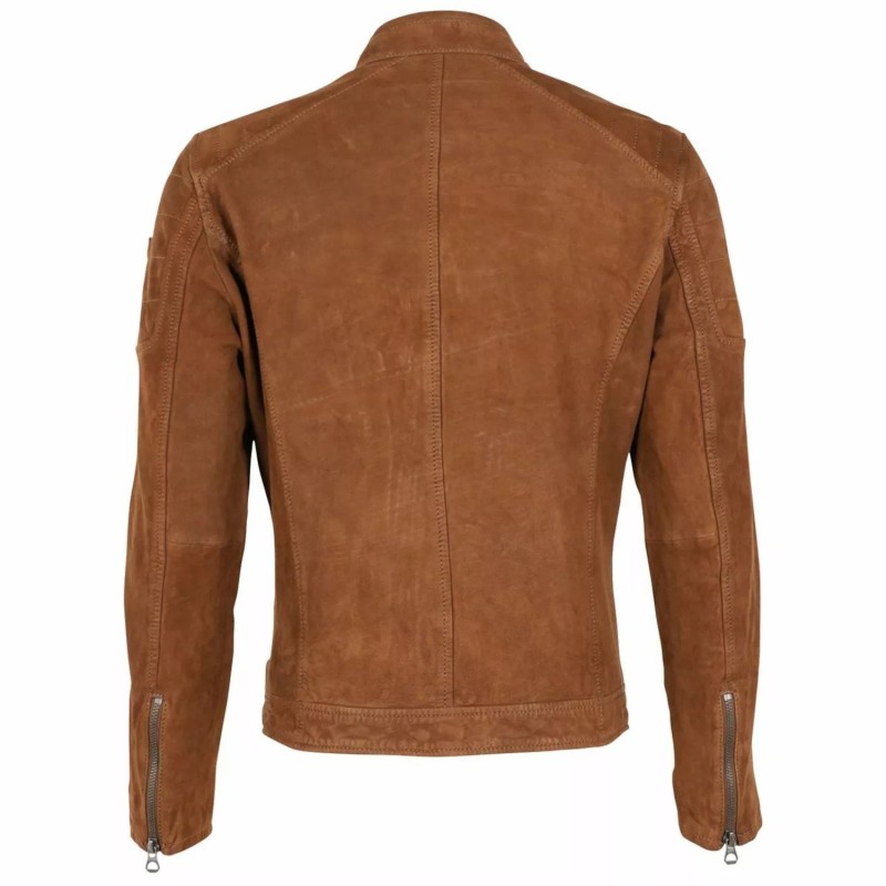 Geaca de Piele Barbati Gipsy Coniac GMDelgany LNUV – IMBRACAMINTE