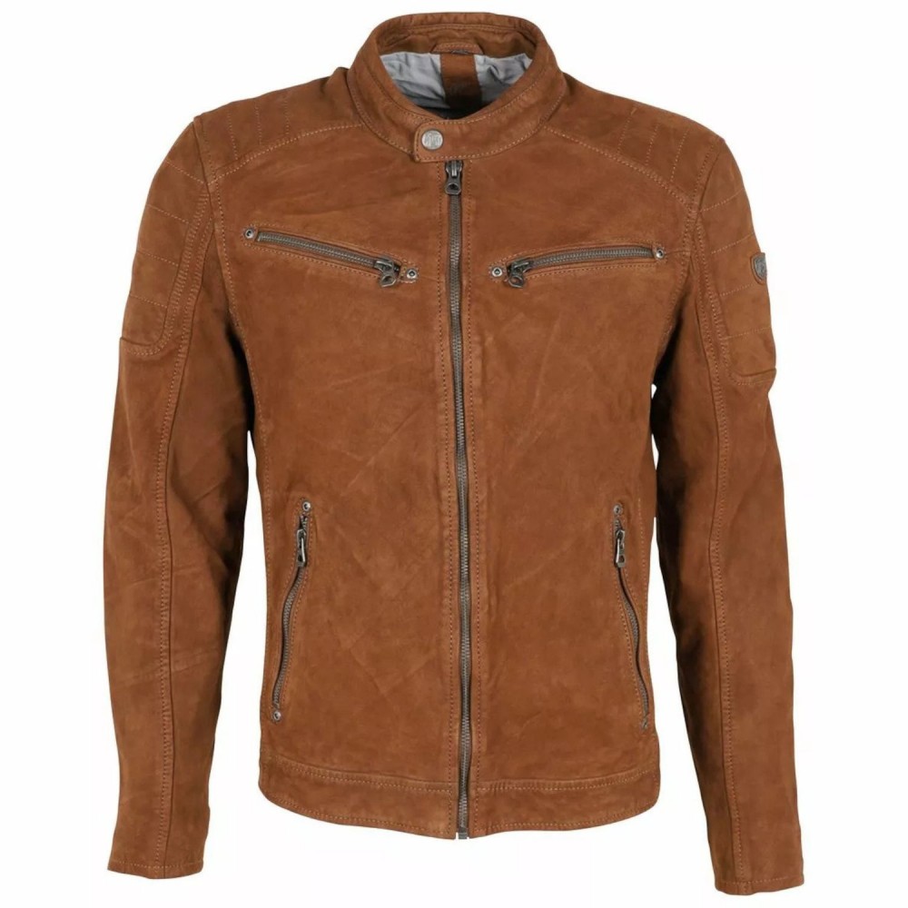 Geaca de Piele Barbati Gipsy Coniac GMDelgany LNUV Geaca de Piele Barbati Gipsy Coniac GMDelgany LNUV - readytowear