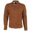 Geaca de Piele Barbati Gipsy Coniac GMDelgany LNUV Geaca de Piele Barbati Gipsy Coniac GMDelgany LNUV - readytowear