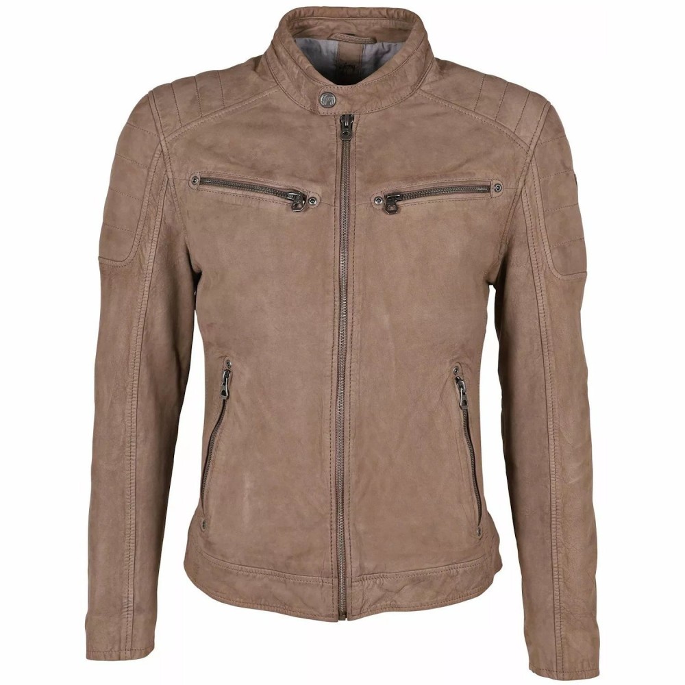 Geaca de Piele Barbati Gipsy Maro Inchis GMDelgany LNUV Geaca de Piele Barbati Gipsy Maro Inchis GMDelgany LNUV - readytowear.ro