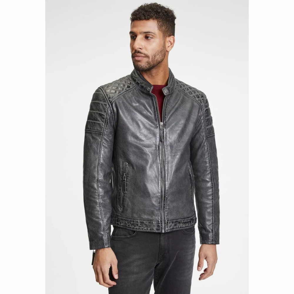 Geaca de Piele Barbati Gipsy Antracit GMDonnie LAKEV Geaca de Piele Barbati Gipsy Antracit GMDonnie LAKEV - readytowear.ro