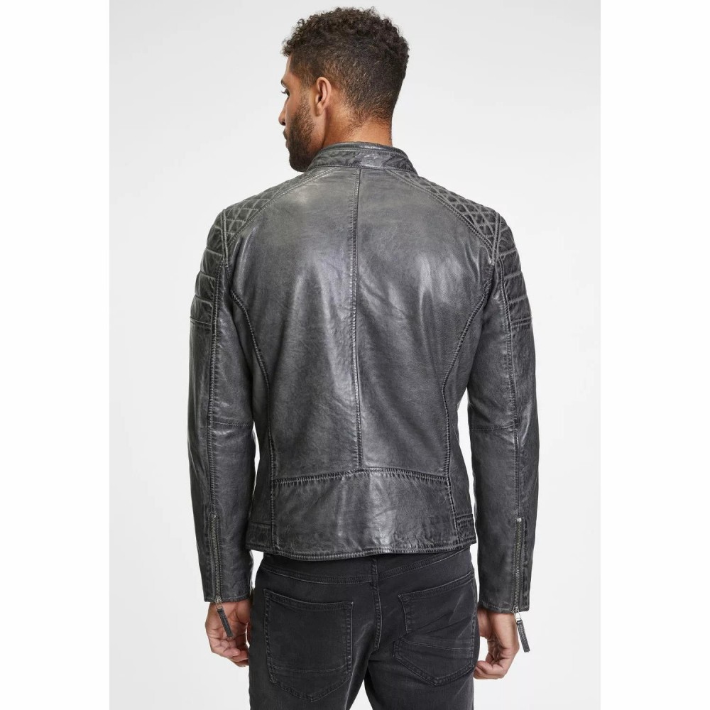 Geaca de Piele Barbati Gipsy Antracit GMDonnie LAKEV Geaca de Piele Barbati Gipsy Antracit GMDonnie LAKEV - readytowear.ro