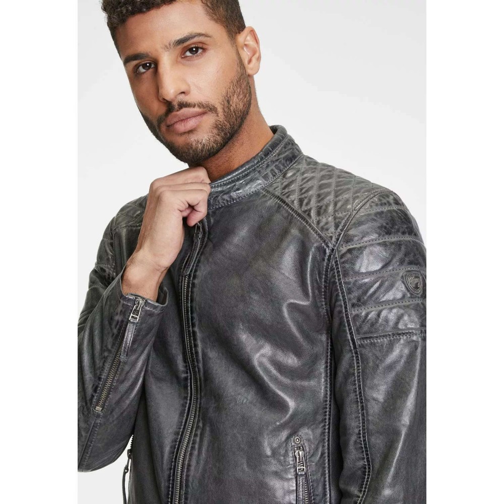 Geaca de Piele Barbati Gipsy Antracit GMDonnie LAKEV Geaca de Piele Barbati Gipsy Antracit GMDonnie LAKEV - readytowear.ro