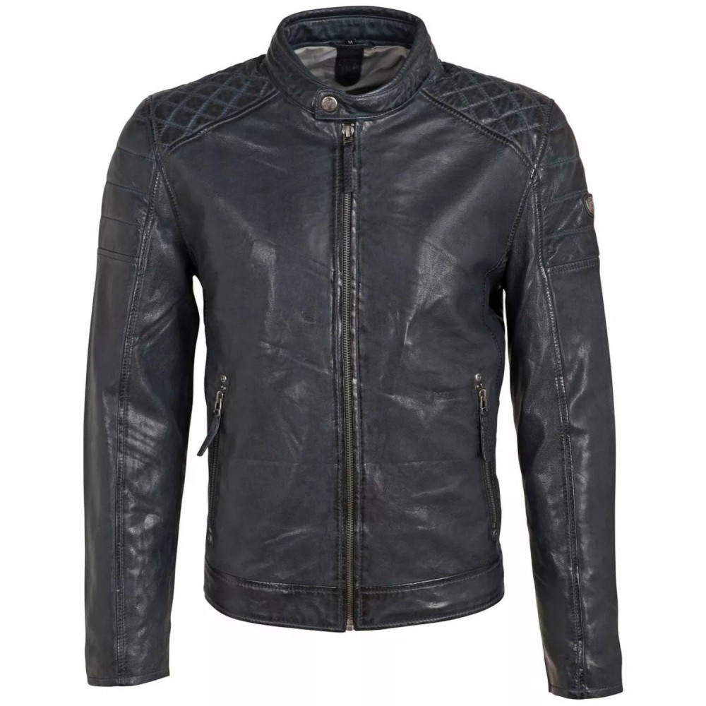 Geaca de Piele Barbati Gipsy Bleumarin GMDonnie LAKEV Geaca de Piele Barbati Gipsy Bleumarin GMDonnie LAKEV - readytowear.ro