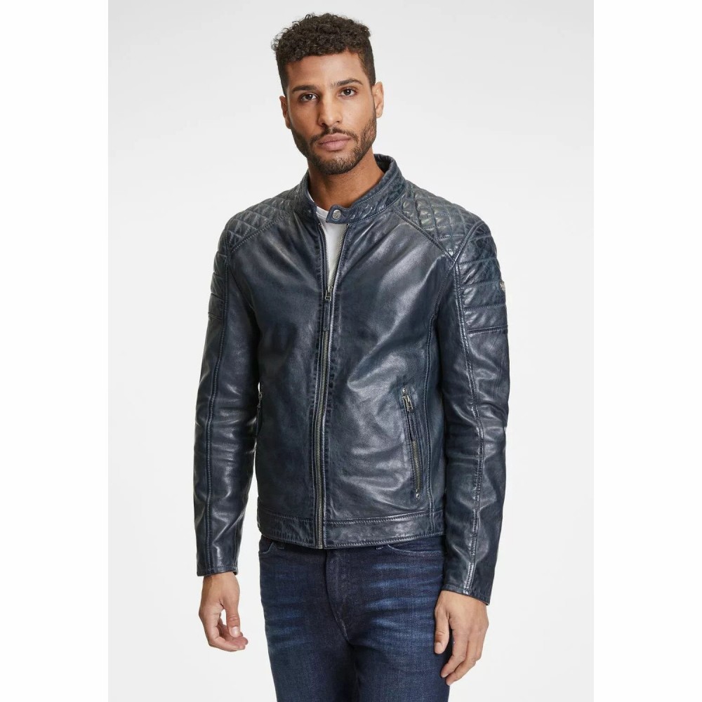 Geaca de Piele Barbati Gipsy Bleumarin GMDonnie LAKEV Geaca de Piele Barbati Gipsy Bleumarin GMDonnie LAKEV - readytowear.ro