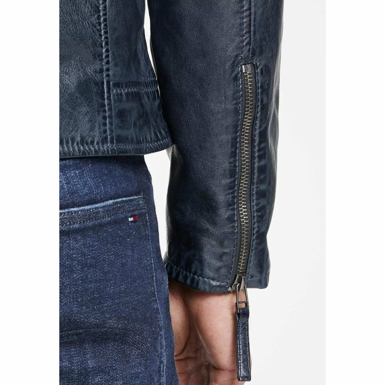 Geaca de Piele Barbati Gipsy Bleumarin GMDonnie LAKEV – IMBRACAMINTE