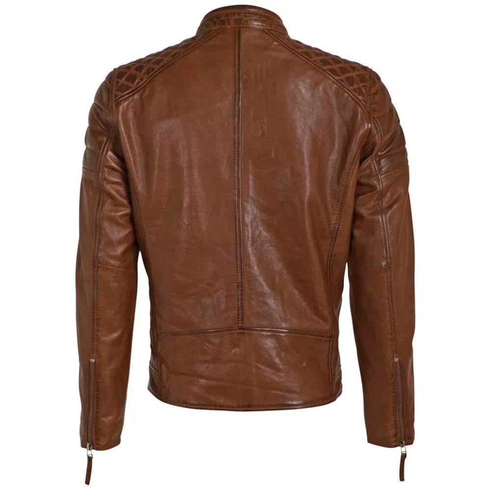 Geaca de Piele Barbati Gipsy Coniac Inchis GMDonnie Geaca de Piele Barbati Gipsy Coniac Inchis GMDonnie - readytowear.ro