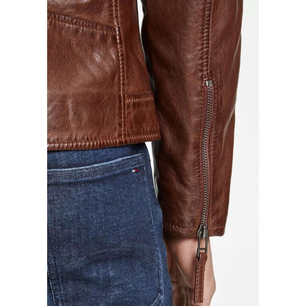 Geaca de Piele Barbati Gipsy Coniac Inchis GMDonnie Geaca de Piele Barbati Gipsy Coniac Inchis GMDonnie - readytowear.ro