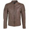 Geaca de Piele Barbati Gipsy Gri GMDonnie - readytowear.ro