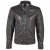 Geaca de Piele Barbati Gipsy Neagra GMDonnie LAKEV - readytowear.ro