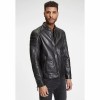 Geaca de Piele Barbati Gipsy Neagra GMDonnie LAKEV - readytowear.ro