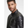 Geaca de Piele Barbati Gipsy Neagra GMDonnie LAKEV - readytowear.ro