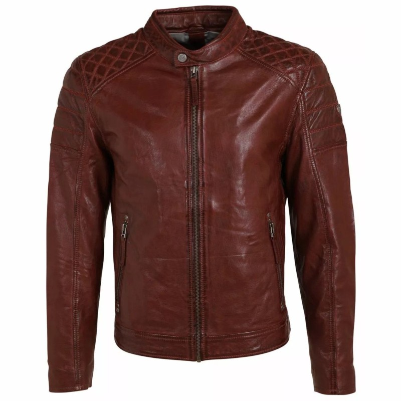 Geaca de Piele Barbati Gipsy Visinie GMDonnie LAKEV – IMBRACAMINTE