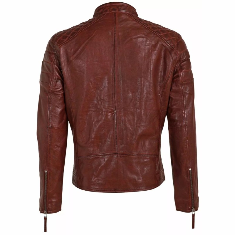 Geaca de Piele Barbati Gipsy Visinie GMDonnie LAKEV – IMBRACAMINTE