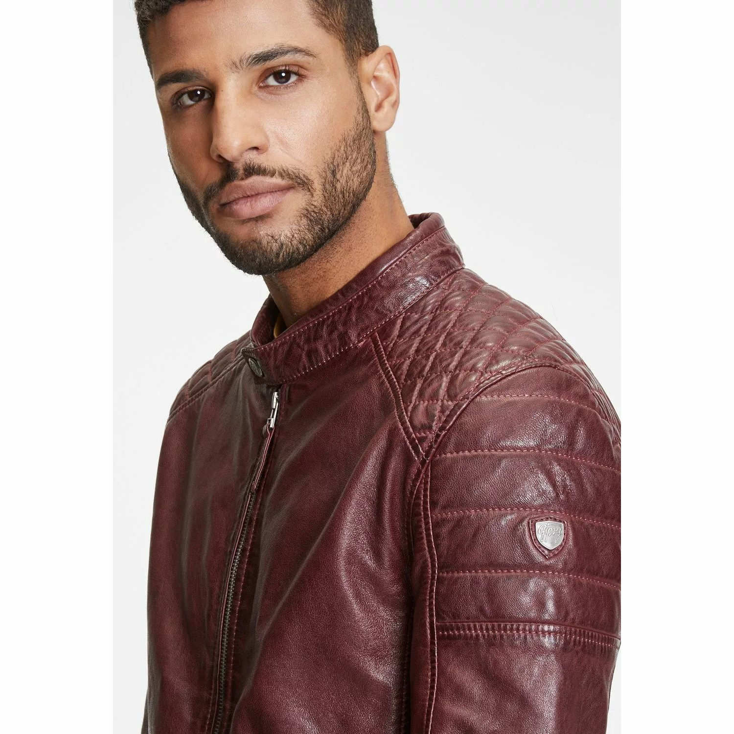 Geaca de Piele Barbati Gipsy Visinie GMDonnie LAKEV – IMBRACAMINTE