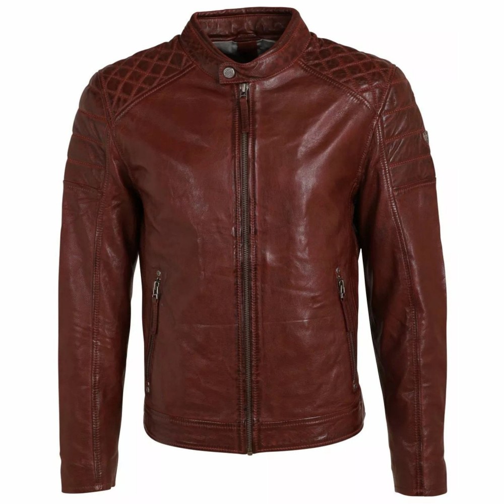 Geaca de Piele Barbati Gipsy Visinie GMDonnie LAKEV Geaca de Piele Barbati Gipsy Visinie GMDonnie LAKEV - readytowear