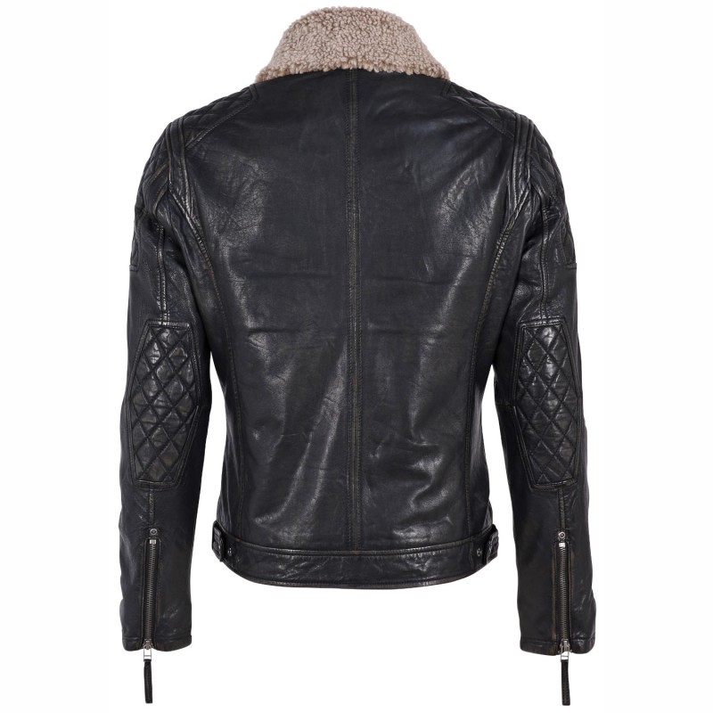 Geaca de Piele Barbati Gipsy Negru Antic GMDrylo LAROV W – IMBRACAMINTE Geaca de Piele Barbati Gipsy Negru Antic GMDrylo LAROV W – IMBRACAMINTE