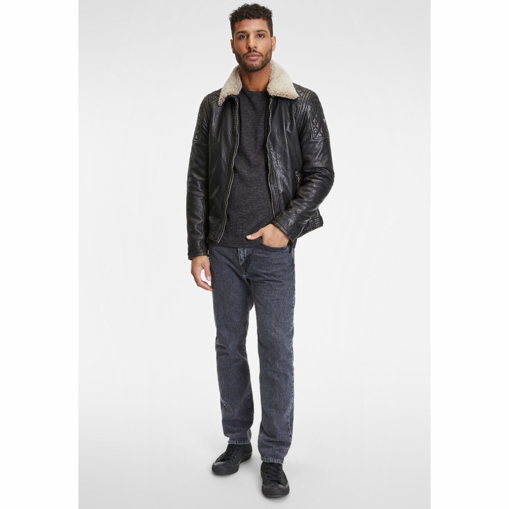 Geaca de Piele Barbati Gipsy Negru Antic GMDrylo LAROV W Geaca de Piele Barbati Gipsy Negru Antic GMDrylo LAROV W - readytowear.ro