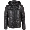 Geaca de Iarna din Piele Barbati Gipsy Neagra GMDule - readytowear.ro