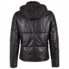 Geaca de Iarna din Piele Barbati Gipsy Neagra GMDule – Black Friday