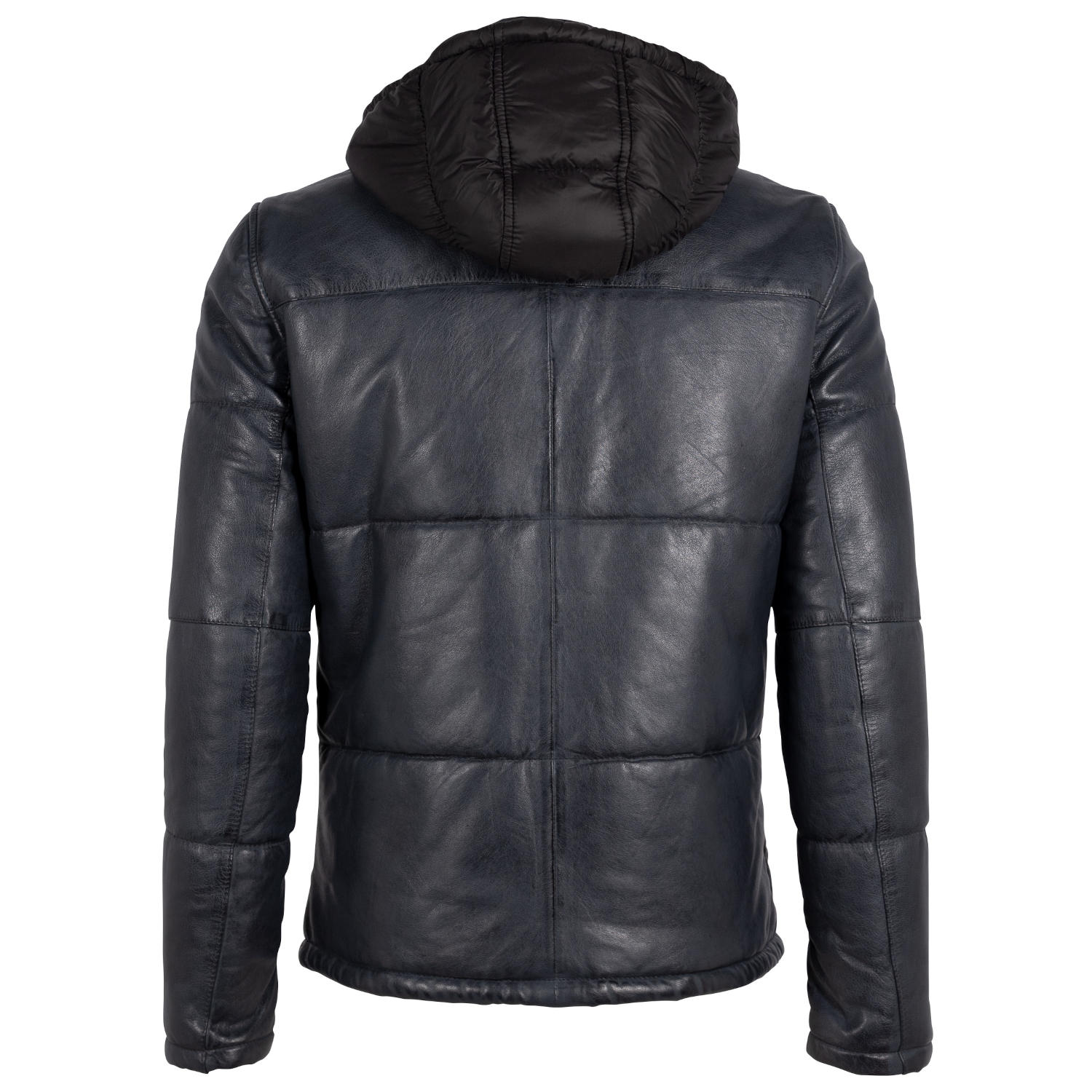 Geaca de Iarna din Piele Barbati Gipsy Bleumarin GMDule – IMBRACAMINTE