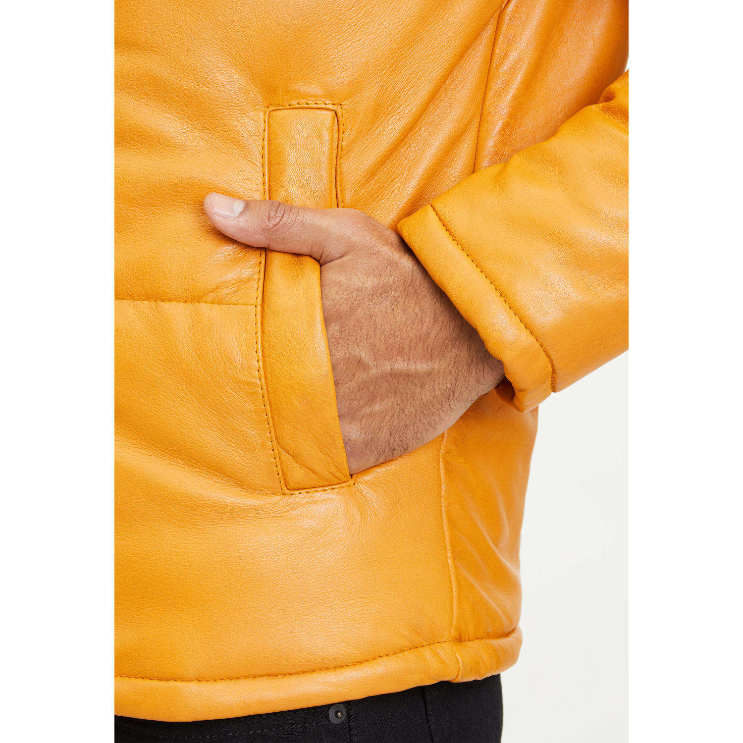 Geaca de Iarna din Piele Barbati Gipsy Galben Mustar GMDule – IMBRACAMINTE Geaca de Iarna din Piele Barbati Gipsy Galben Mustar GMDule – IMBRACAMINTE