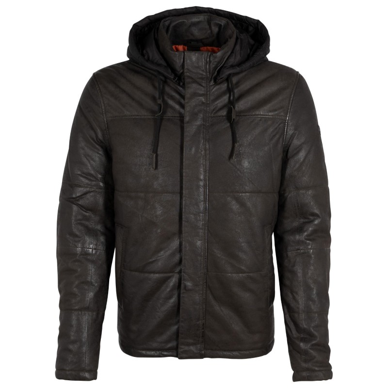 Geaca de Iarna din Piele Barbati Gipsy Olive Inchis GMDule – Black Friday Geaca de Iarna din Piele Barbati Gipsy Olive Inchis GMDule – Black Friday