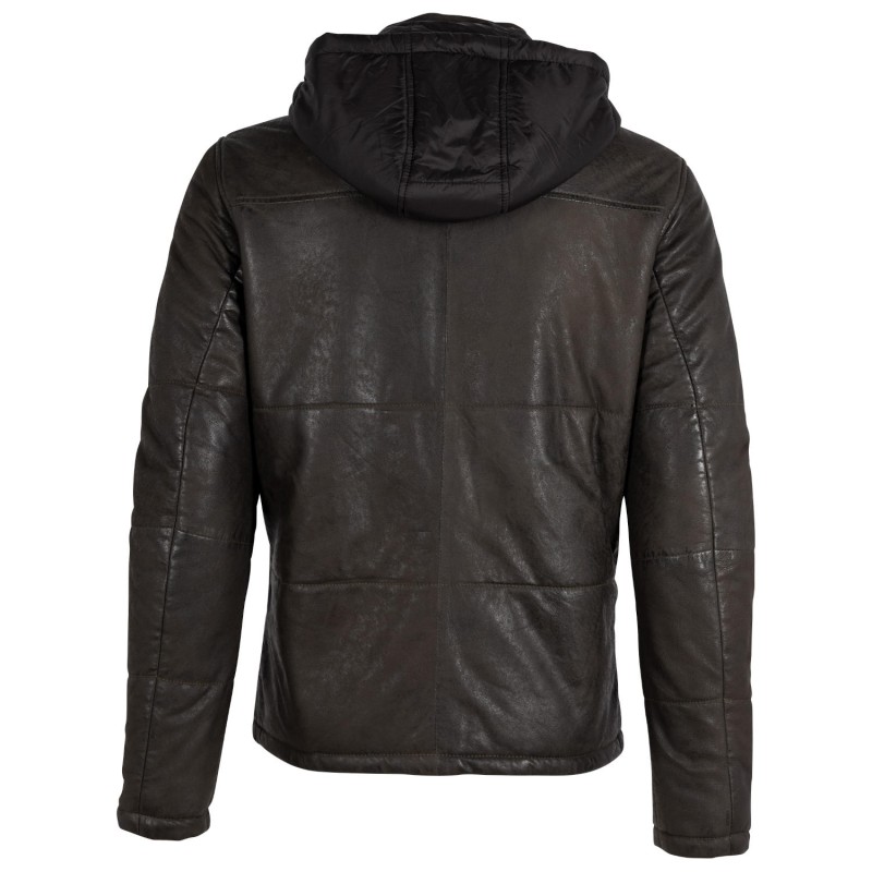 Geaca de Iarna din Piele Barbati Gipsy Olive Inchis GMDule – Black Friday Geaca de Iarna din Piele Barbati Gipsy Olive Inchis GMDule – Black Friday