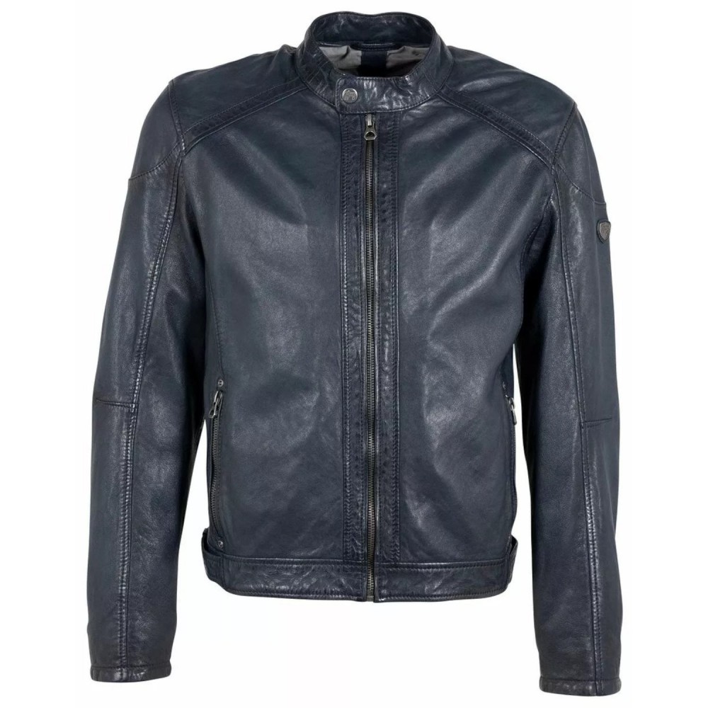 Geaca de Piele Barbati Gipsy Bleumarin GMDuuk Geaca de Piele Barbati Gipsy Bleumarin GMDuuk - readytowear