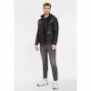 Geaca de Iarna din Piele Barbati Gipsy Neagra GMElyas Geaca de Iarna din Piele Barbati Gipsy Neagra GMElyas - readytowear.ro