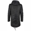 Geaca Lunga de Piele Barbati Gipsy Neagra GMEsmond Geaca Lunga de Piele Barbati Gipsy Neagra GMEsmond - readytowear.ro