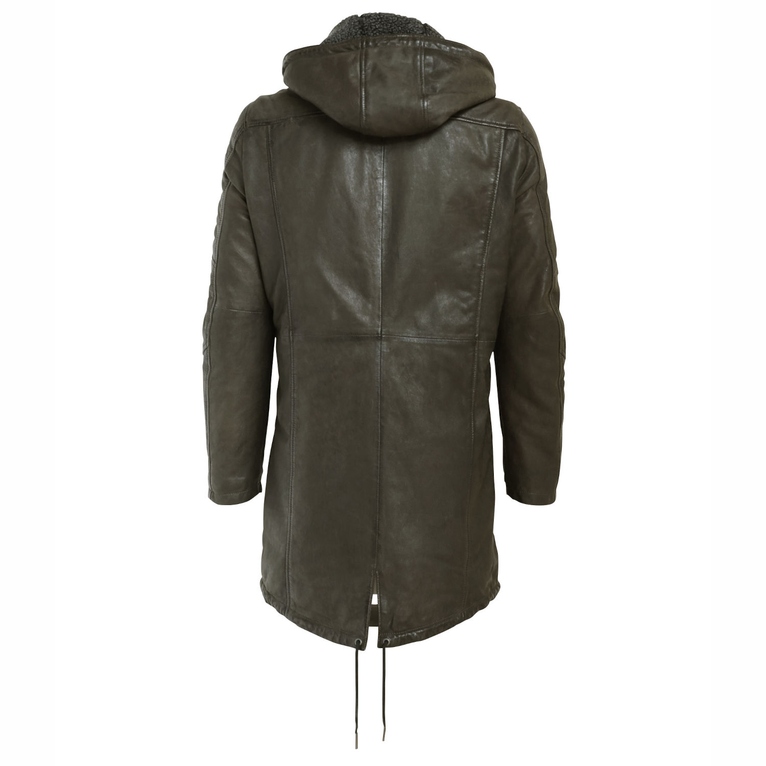 Geaca Lunga de Piele Barbati Gipsy Olive GMEsmond LCOUNTV W – Black Friday