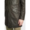 Geaca Lunga de Piele Barbati Gipsy Olive GMEsmond LCOUNTV W – Black Friday