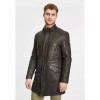Geaca Lunga de Piele Barbati Gipsy Olive GMEsmond LCOUNTV W – Black Friday