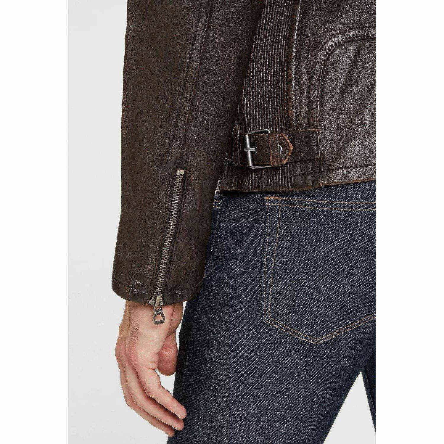 Geaca de Piele Barbati Gipsy Maro Vintage GMFendro SF LANTV – IMBRACAMINTE