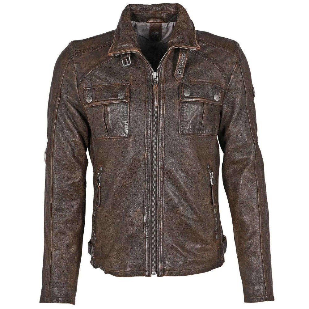 Geaca de Piele Barbati Gipsy Maro Vintage GMFendro SF LANTV Geaca de Piele Barbati Gipsy Maro Vintage GMFendro SF LANTV - readytowear