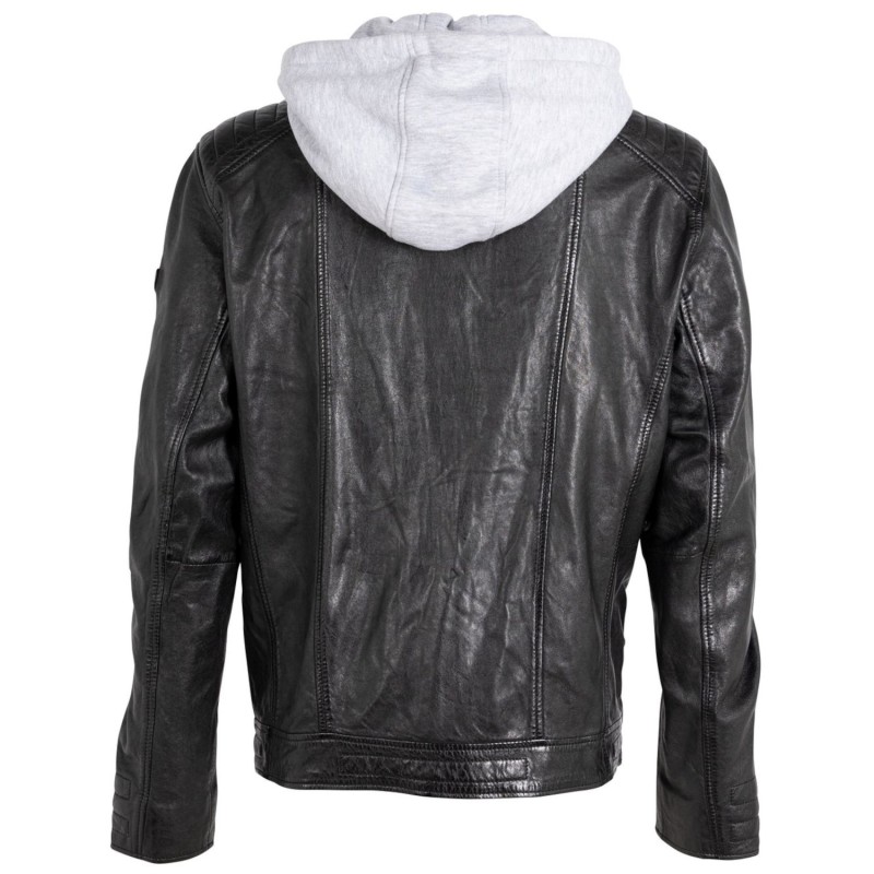 Geaca de Piele Barbati Gipsy Neagra GMFilio – IMBRACAMINTE