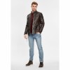 Geaca Lunga de Piele Barbati Gipsy Maro Inchis GMForth LATIMV Geaca Lunga de Piele Barbati Gipsy Maro Inchis GMForth LATIMV - readytowear.ro
