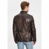 Geaca Lunga de Piele Barbati Gipsy Maro Inchis GMForth LATIMV Geaca Lunga de Piele Barbati Gipsy Maro Inchis GMForth LATIMV - readytowear.ro