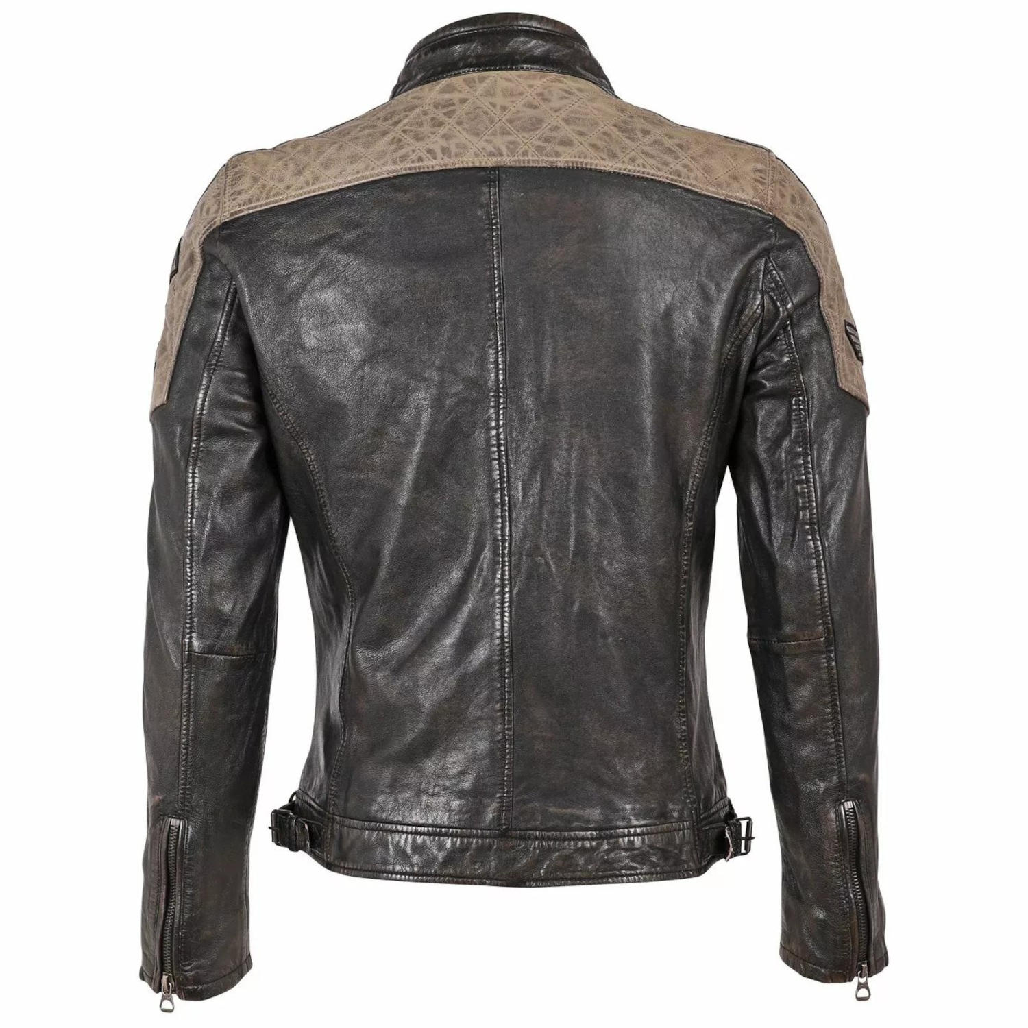 Geaca de Piele Barbati Gipsy Neagra GMGiel – Black Friday