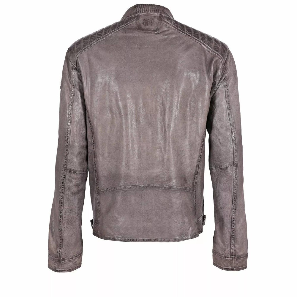 Geaca de Piele Barbati Gipsy Gri GMGilian CF LONTV Geaca de Piele Barbati Gipsy Gri GMGilian CF LONTV - readytowear.ro